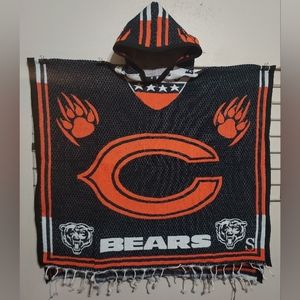 COPY - Chicago Bears Hooded Poncho
